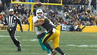 Former Steelers LB Bud Dupree Talks His Highest And Lowest Moments Including That Wild Hit On Matt Moore (Steelers News). Photo by ABC Sports