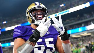 Steelers Host Bruising Offensive Lineman Troy Fautanu For Top 30 Visit (Steelers News). Photo by Stephen R. Sylvanie / USA TODAY Sports