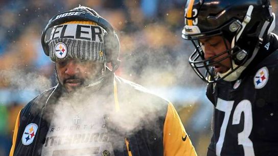 Steelers Mike Tomlin Ramon Foster Steelers Mike Tomlin Ramon Foster
