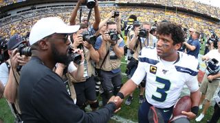 Steelers Signing Russell Wilson Was "So, So Stupid”; Mike Tomlin Got Distracted By The Stars In His Eyes  (Steelers News). Photo by Charles LeClaire / USA TODAY Sports