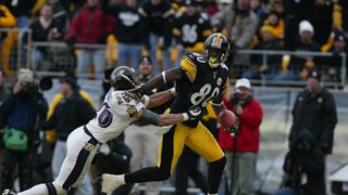 Steelers Classic Games: First Playoff Victory At Heinz Field In 2001 Served Up A Slice Of Humble Pie For Shannon Sharpe (Steelers History). Photo by Andy Lyons / Getty Images