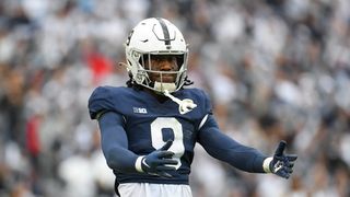 Steelers' 2023 Rookie Joey Porter Jr. Gained Big Praise From Former College Teammate Jaquan Brisker (Joey Porter Jr.). Photo by Rich Barnes / USA TODAY Sports