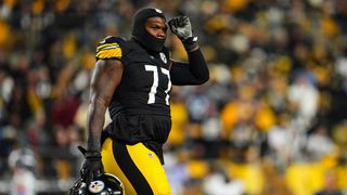 Steelers' Broderick Jones Declines To Speak With Media After Disappointing Outing Against Bills (Steelers News). Photo by Cooper Neill / Getty Images