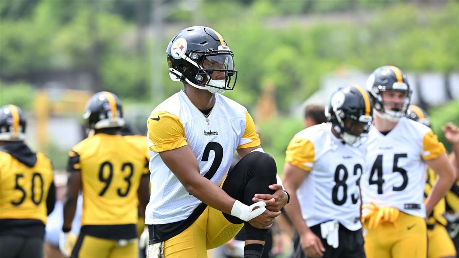 Fight! Steelers' Justin Fields Hit Late Causing Huge Brawl At Training Camp