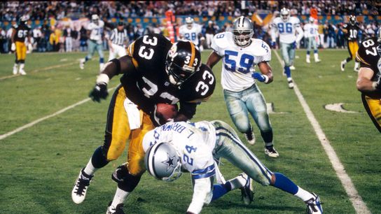Steelers Running Back Bam Morris in Super Bowl XXX Steelers Running Back Bam Morris in Super Bowl XXX