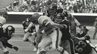 Steelers' Incredible Never-Ending Fumble Return By Andy Russell In 1975 Was Unknowingly Upstaged By Myron Cope (Steelers History). Photo by  George Gojkovich / Getty Images