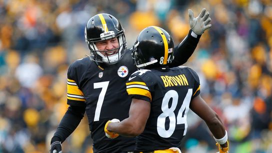 Steelers Antonio Brown and Ben Roethlisberger