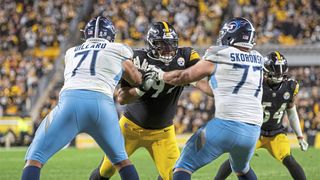 Steelers' Cameron Heyward Detailed How The Titans "Tried To Kill Me" (Steelers News). Photo by Associated Press