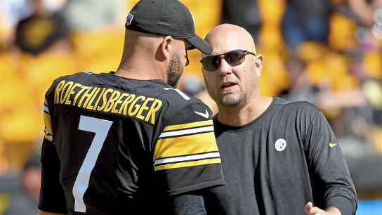 Steelers Ben Roethlisberger and Matt Canada