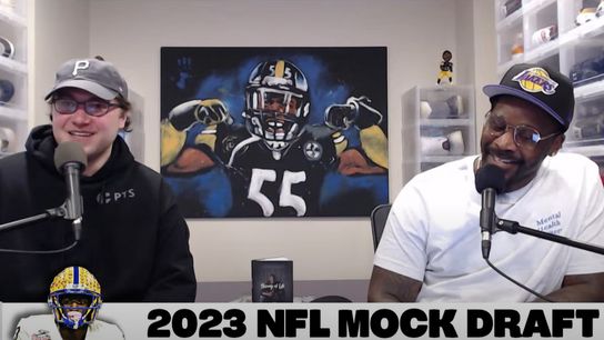 Steelers' Controversial Social Media Draft Strategy Debate Is Front And Center On Popular Podcast's 1st Mock Draft (Steelers Draft News)