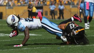 Chris Johnson Admits Steelers' Troy Polamalu Was Insane; Describes Scandalous Play Against Titans In 2010 (Troy Polamalu). Photo by Jason Bridge / US PRESSWIRE