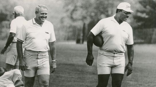 Steelers Chuck Noll And Joe Greene