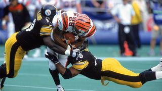 Steelers Outclass The Bengals Again After An Absolutely Obnoxious Rant By Corey Dillon  (Steelers News). Photo by Tom Pidgeon /Allsport