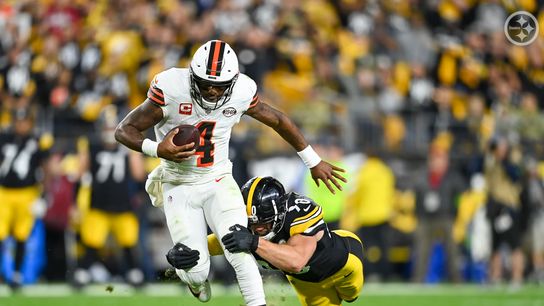 Steelers' TJ Watt sacks Browns' Deshaun Watson