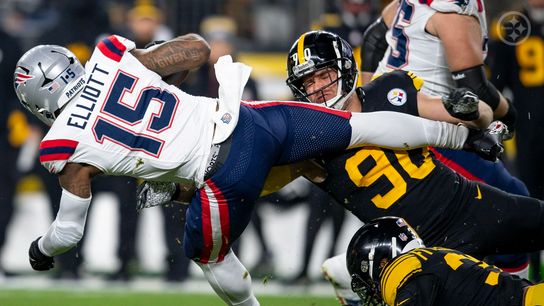 Steelers' TJ Watt before a Thursday night game against the Patriots Steelers' TJ Watt