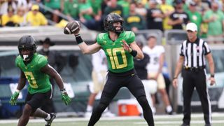 Steelers' Mike Tomlin Looks To Jumpstart 2024 Draft Process; Meets With QB Bo Nix (Steelers News). Photo by Amanda Loman / AP