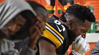 Did Then Steelers Wide Receiver Antonio Brown Orchestrate A Sideline Hit On A Popular Reporter In 2018 As Payback? (Antonio Brown News). Photo by Peter Diana / Pittsburgh Post-Gazette