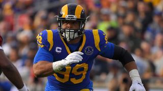 Despite Steelers Fandom, Aaron Donald Gives A Confident No On Coming Home To Pittsburgh (Steelers News). Photo by Getty Images