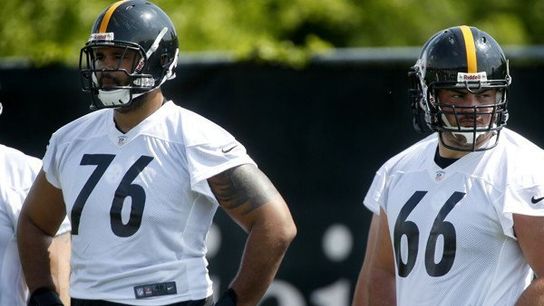 Steelers Mike Adams and David DeCastro Steelers Mike Adams and David DeCastro