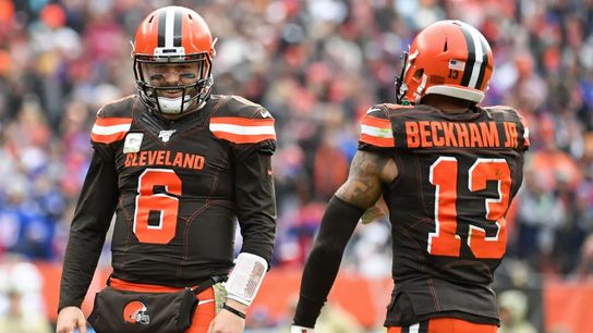 Steelers Cleveland Browns Baker Mayfield and Odell Beckham Jr