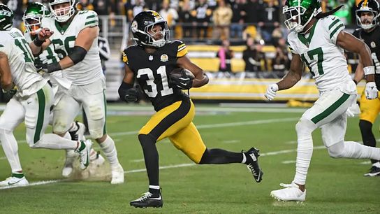 Beanie Bishop Returning an Interception During Week n8 Victory Against Jets Beanie Bishop Returning an Interception During Week n8 Victory Against Jets