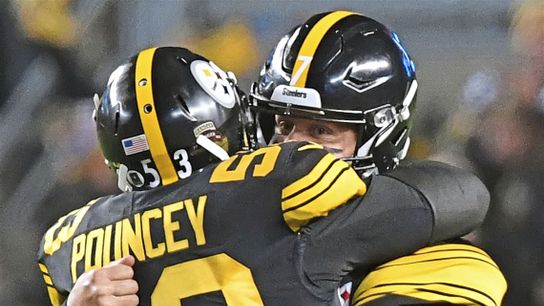 Pittsburgh Steelers Ben Roethlisberger and Maurkice Pouncey