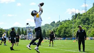 Steelers Learn Crucial Detail That Gives Roman Wilson An Edge Over Rookie WR Germie Bernard (Steelers News). Photo by Karl Roser / Pittsburgh Steelers