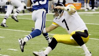 Steelers' Ben Roethlisberger Remembers Sensational Game-Saving Tackle Against The Colts (Steelers News). Photo by Michael Conroy / AP