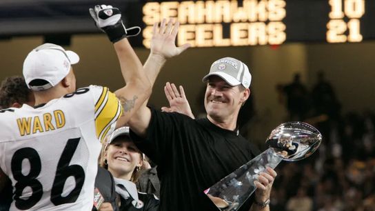 Steelers Bill Cowher Hines Ward