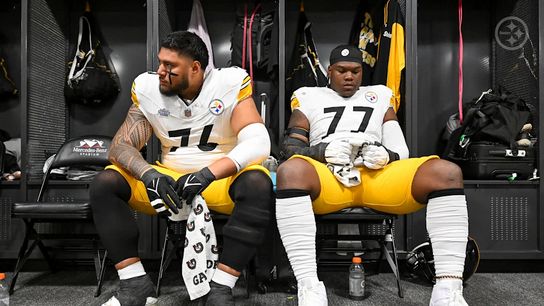 Steelers' Troy Fautanu and Broderick Jones