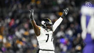 Steelers' Broderick Jones At A Clear Disadvantage Against The Chiefs To Officiating Crew (Steelers News). Photo by Karl Roser / Pittsburgh Steelers