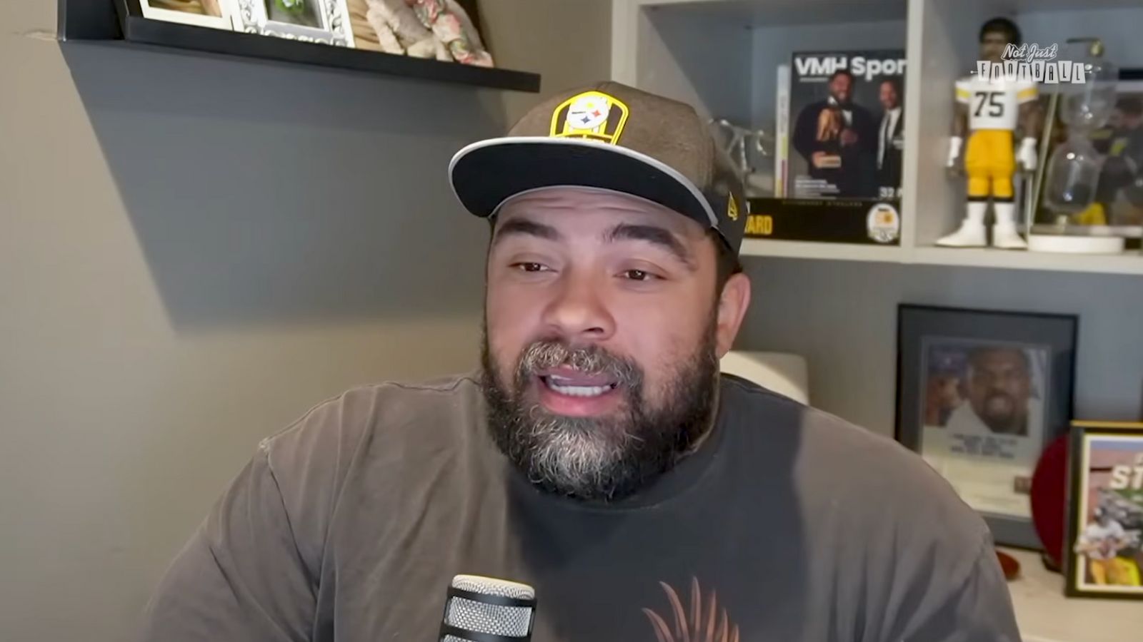 Steelers' Cam Heyward Provides Sturdy Advice To His Potential Future QB (Steelers News). Photo by Not Just Football with Cam Heyward