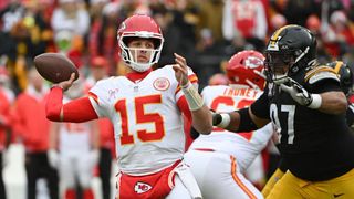 Steelers' Cam Heyward Takes Direct Shot At Chiefs' Patrick Mahomes For Being NFL's Biggest Flopper (Steelers News). Photo by Barry Reeger / Imagn Images