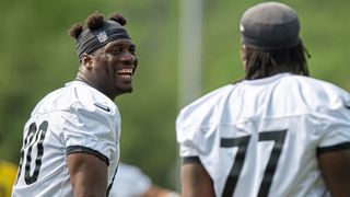 Steelers' 2nd-Year TE Darnell Washington Expecting Big Year As He Puts NFL On Notice (Steelers News). Photo by Benjamin B. Braun / Pittsburgh Post-Gazette