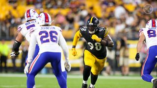 Steelers' DeMarvin Leal Has A Unique Way To Help The Organization Ahead Of The 2024 Season (Steelers News). Photo by Harrison Barden / Pittsburgh Steelers