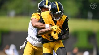 Steelers' Promising Rookie Seen Battling Injury As He Misses Time In Training Camp (Steelers News). Photo by Alysa Rubin / Pittsburgh Steelers