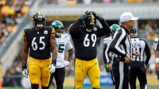 Steelers' Dan Moore Jr. Ranks As One Of The Worst Tackles, While Former Steeler Kevin Dotson Ranks As One Of The Best Guards (Steelers News). Photo by Matt Durisko / AP Photo