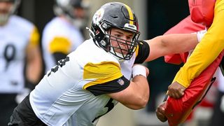 Steelers’ Zach Frazier Won't Be Running With The First-Team In Near Future: "Not Anytime Soon" (Steelers News). Photo by Karl Roser / Pittsburgh Steelers