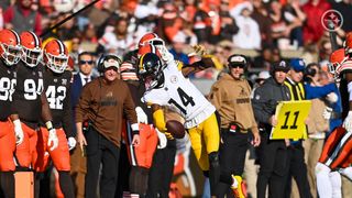 Denzel Ward "Isn't Too Concerned" With Steelers' George Pickens' On-Field Antics Ahead Of Thursday Night Battle (Steelers News). Photo by Karl Roser / Pittsburgh Steelers