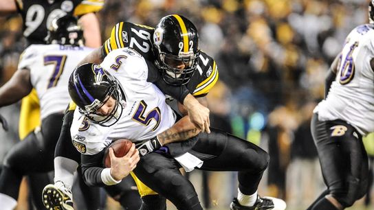 Steelers Great James Harrison Challenges Roger Goodell To Punish Degenerate Gambler: "You Fined the Sh** Outta Me". Photo by Steelers.com