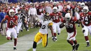 Steelers' LaMarr Woodley Extremely Thankful Kurt Warner Threw At James Harrison Or Super Bowl XLIII Might've Turned Out Differently (Steelers News). Photo by Heinz Kluetmeier / Sports Illustrated