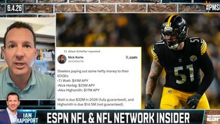 Rapoport: Steelers Fans Get Important Update On TJ Watt And Alex Highsmith's Trade Situation (Steelers News). Photo by The Pat McAfee Show