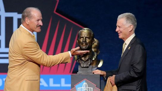 Steelers Bill Cowher and Art Rooney II