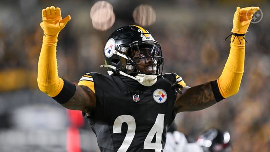 Richard Sherman Knows The Steelers Need To Prepare For A Major Financial Commitment With "Elite" Cornerback Joey Porter Jr.. Photo by Karl Roser / Pittsburgh Steelers