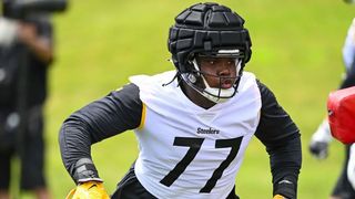 Report: Steelers' Broderick Jones Facing Scary Neck Injury That Has Officially Ended His 2025 Season (Steelers News). Photo by Karl Roser / Pittsburgh Steelers