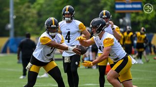 Steelers' Justin Fields Gets Absolutely Disrespected In Comparison To Russell Wilson: "Can't Carry His Jock Strap" (Steelers News). Photo by Taylor Ollason / Pittsburgh Steelers