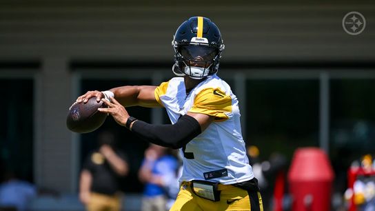 Steelers' QB Justin Fields looking to earn the starting job in Pittsburgh.