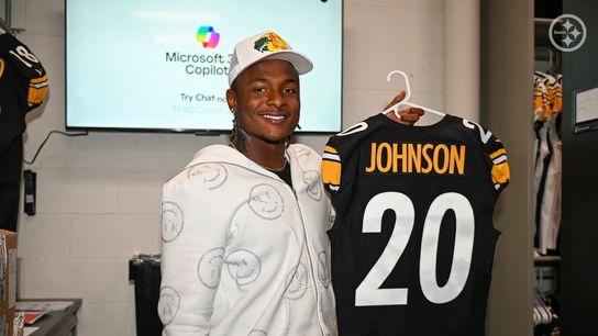 Steelers' Kaleb Johnson Steelers' Kaleb Johnson