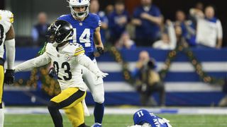 Steelers’ Damontae Kazee Explains The Truth About The Michael Pittman Tackle: “It Did Slow Me Down A Little Bit” (Steelers News). Photo by AP