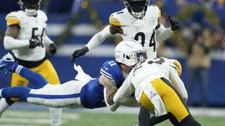 Steelers DB Damontae Kazee's Powerful Week 15 Hit Was "Not Clean" Says Colts WR Michael Pittman Jr. (Steelers News). Photo by AP